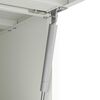 vidaXL Wall Cabinet for Garage with Gas-lift Door White
