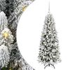 vidaXL Artificial Christmas Tree with 150 LEDs White 53 x 53 x 120 cm