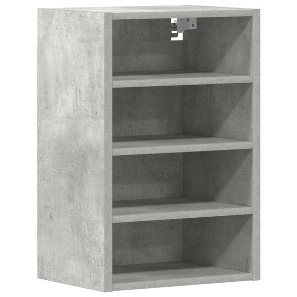 vidaXL Hanging Cabinet Riga Concrete Grey 40x29.5x60 cm Engineered Wood