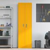 vidaXL Storage Cabinet 2 pcs Mustard Yellow 60 x 40 x200 cm