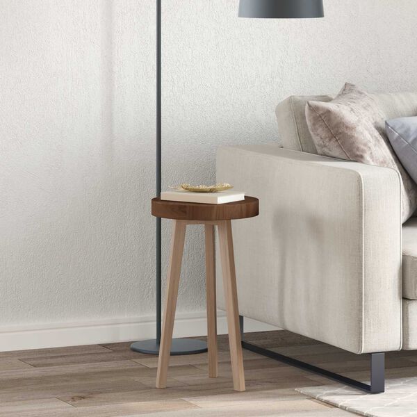 vidaXL Table Top Light Brown &Oslash; 30 x 4 cm Solid Oak Wood