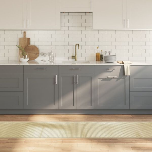 vidaXL Rug Rectangular Light Natural60x300 cm Bamboo