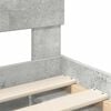 vidaXL Bed Frame Concerte Grey 150 x 200 cm Engineered wood