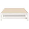 vidaXL Pull-out Day Bed without Mattress White 2x(80x200) cm