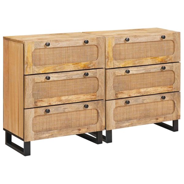 vidaXL Sideboard Brown Solid Mango Wood