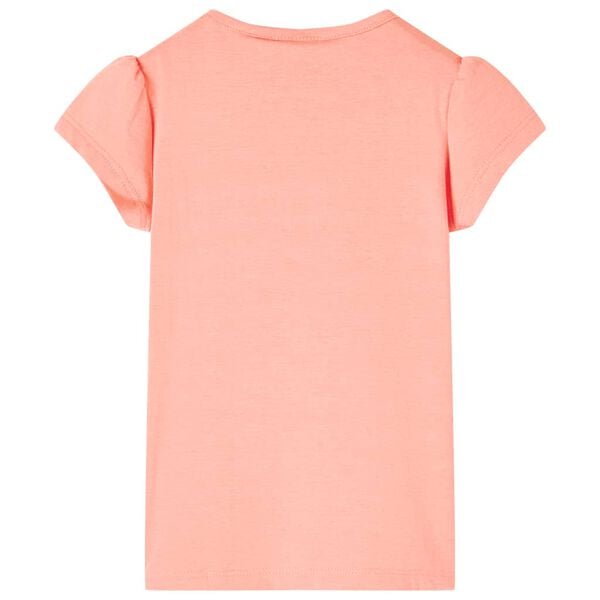 Kids' T-shirt Neon Coral 104