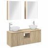 vidaXL Bathroom Cabinet Set 5 pcs Sonoma Oak Engineered Wood