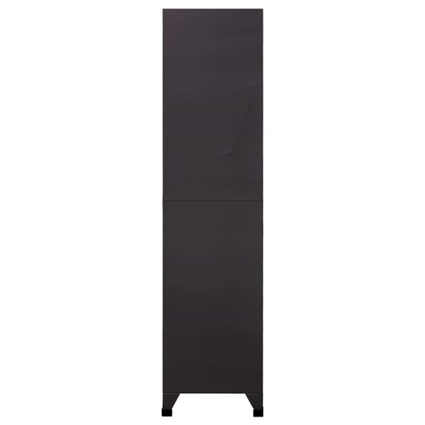 vidaXL Locker Cabinet Anthracite 90x45x180 cm Steel