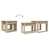 vidaXL Coffee Table Set 2 pcs Sonoma Oak Engineered Wood