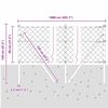 vidaXL Chain Link Fence with Posts Silver 0.8 x 10 m Steel