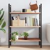 vidaXL Wall Shelf 100x60x2 cm Untreated Solid Wood Oak