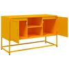 vidaXL TV Cabinet Mustard Yellow 100.5x39x60.5 cm Steel