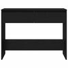 vidaXL Console Table Black Oak 100 x 35 x 76.5 cm Engineered Wood