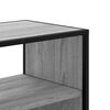 vidaXL TV Cabinet Grey Sonoma 100x31x39.5 cm Engineered Wood and Metal