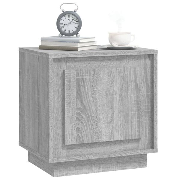 vidaXL Bedside Cabinets 2 pcs Grey Sonoma 44x35x45 cm Engineered Wood