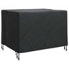 vidaXL Furniture Cover Plain Black 110 x 84 x 70 cm 600D Oxford Fabric