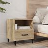 vidaXL Bedside Cabinet Sonoma Oak Engineered Wood