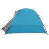 vidaXL Family Tent Cabin 6-Person Blue Waterproof