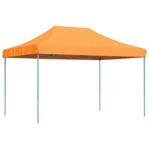 vidaXL Party Tent Folding Orange 279 x 410 x 315 cm Oxford Fabric