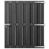 vidaXL Garden Gate WPC 100x112 cm Grey