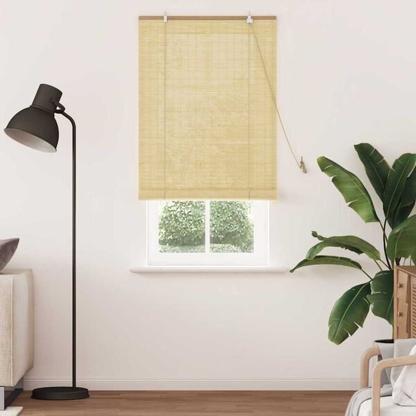 vidaXL Window Blinds & Shades Other Manual Natural Bamboo