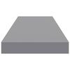 vidaXL Floating Wall Shelves 4 pcs Grey 80x23.5x3.8 cm MDF