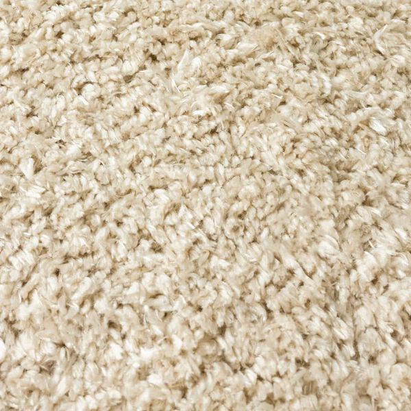 vidaXL High Pile Shaggy Rug Beige 100x200 cm 50 mm