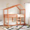 vidaXL Bunk Bed without Mattress Wax Brown 80x200 cm Solid Wood Pine