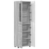 vidaXL Highboard FLORIN Grey Sonoma 60 x 35 x 182 cm Engineered Wood