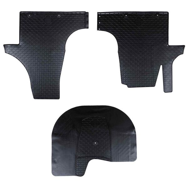 vidaXL Car Mat 3 pcs Black suitable for VW T5 2010-2015 Rubber