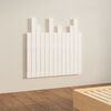 vidaXL Wall Headboard White 82.5x3x80 cm Solid Wood Pine