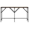 vidaXL Console Table Brown Oak 140x29x75 cm Engineered Wood