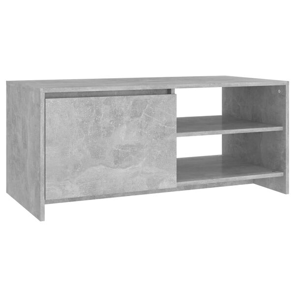 vidaXL Coffee Table Concrete Grey 102x50x45 cm Engineered Wood
