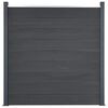 vidaXL Fence Panel Set Grey 872x186 cm WPC