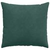 vidaXL Sofa Pillows 2 pcs Dark Green 50 x 50 cm Corduroy Fabric