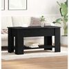 vidaXL Coffee Table Black oak 101 x 49 x 52 cm Engineered wood