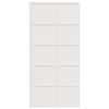 vidaXL Barn Door White 100x208 cm Solid Wood Pine