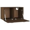 vidaXL Wall Cabinet Brown Oak 60x36.5x35 cm Engineered Wood