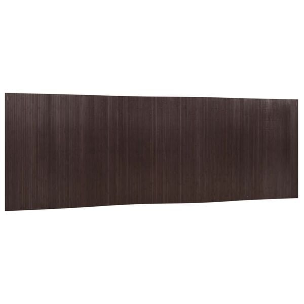 vidaXL Room Divider Dark Brown 165x600 cm Bamboo