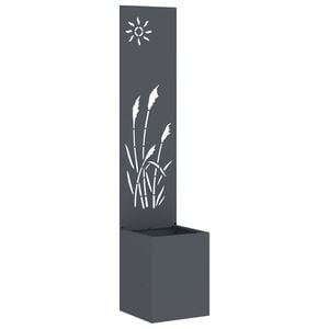 vidaXL Garden Privacy Screen Anthracite 32 x 150 cm Cold-rolled steel