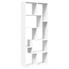 vidaXL Room Divider Bookcase White 67x25x161.5 cm Engineered Wood