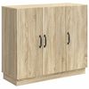 vidaXL Sideboard Sonoma Oak 89 x 34.5 x 77 cm Engineered Wood