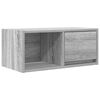vidaXL TV Cabinets 2 pcs Grey Sonoma 60x31x25.5 cm Engineered Wood