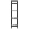 vidaXL Bookshelf Grey Sonoma 56 x 34 x 133.5 cm Engineered Wood