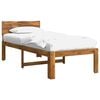 vidaXL Single Bed Frame with Headboard ROSTOCK Natural 80 x 200 cm