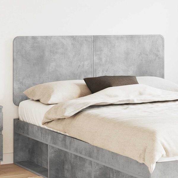 vidaXL Headboard Concrete Grey 160 cm Engineered wood