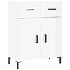 vidaXL Sideboard High Gloss White 69,5x34x90 cm Engineered Wood