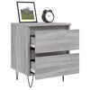 vidaXL Bedside Cabinets 2 pcs Grey Sonoma 40x35x50 cm Engineered Wood