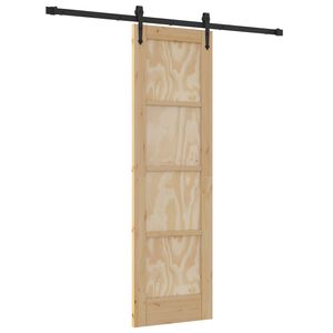 vidaXL Sliding Door ORKDAL 61 x 198.5 cm Solid Pine Wood