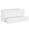 vidaXL Sink Cabinet with Built-in Basin White Engineered Wood